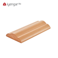 iyengarlife艾扬格品字形木垫心脏砖实木瑜伽砖