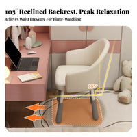 Vanity Makeup Chair Multi-Purpose Molded Plastic Side Chair Space-Saving