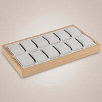 Watch Tray with 12 Slots Elegant Watch Display Tray Soft for Showcase, Retailers