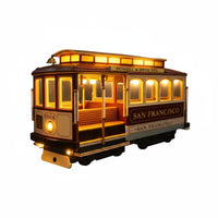 NYC Metro Model Light Unique Shape Metro Train Lamp Warm Radiance for Urban Fans