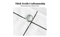 Grid Pattern Bath Curtain Punchtool-Less Installation for Bathtub, Renters