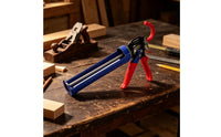 Revolving Barrel Caulk with Rotating Bearing Manual Caulking Heavy Duty Dispenser Ergonomic for Contractors, DIYers, Construction, Home Repair