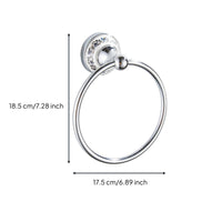 2 Pieces Ceramic Towel Holder Long-Lasting Decorative Robe Hook Space Saving