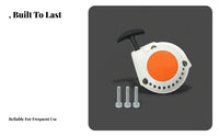 Retractable Starter Assembly Retractable Pull Starter Wear-Resistant Pull Start Assembly