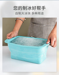Large Silicone Ice Cube Tray for Ice Bath, Outdoor Camping Mold