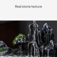 Artificial Cliff Rock Moss Decor for Aquatic Landscapes