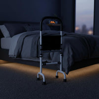 Adjustable Get up Assist Frame Sturdy Bedside Stand Assist Rail Freestanding Bed Safety Handle Long-Lasting Carbon Steel Grab
