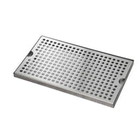 1 Stainless Steel Bar Drip Tray Brushed Metal Liquid-catcher Tray with Louvered Screen Perforated Spill Control Tray Slender Rectangular Shape Suitable for Home Bar Owners Event Drink Area Restaurant Service Counter Office Beverage Zone