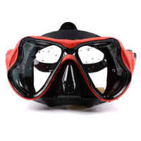 Frosted Finish Tempered Glass Dive Mask Myopia Lens Ready Silicone Snorkel Mask Comfortable Seal Water Sports Gear Anti-Fog for Adults, Diving, Snorkeling