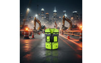 Lightweight Reflective Safety Vest Long-Lasting High Visibility Construction Vest 3D Ergonomic Fit for Road Workers, Traffic Controllers, Cyclists, Roadside, Nighttime