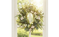 Greenery Wreath Farmhouse Decor Large for Window
