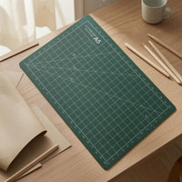 2 Pieces Numbered Markings Craft Mat Rounded Corners Grid Cutting Mat Rectangular for Crafting