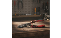 Serrated Metal Cutting Shear Heavy-Duty Sheet Metal Cutters Non-Slip Aviation Cutters Long-Lasting for Mechanics, Workshop, Garage