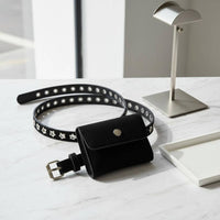 Belt Bag Retro Design Belt Pouch Decorative for Travel, Shopping, Women