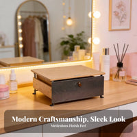 Stackable Drawer Unit Elegant Design Desktop Organizer Removable Drawers