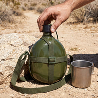 German-Style Portable Large Capacity 304 Stainless Steel Vacuum Insulated Canteen for Outdoor Travel and Training