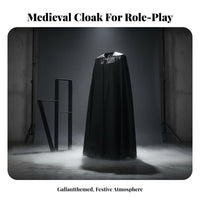 Medieval knight's Cloak Full Length Cape Sleeveless Design for LARP Participants
