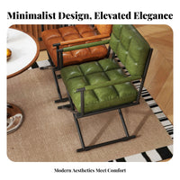 Wooden Hanging Chair Minimalist Design Home Furniture Designer-Inspired Thick Padding Seat for Cafe Owners, Living Room