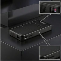 Compact Display Device with Touch Controls Portable Pocket Display Device Minimalist Slim for Bedroom