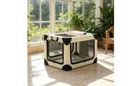 Pet Crate with Cushion Portable Foldable Pet Crate Foldable Travel Kennel for Dog, Cats, Indoor