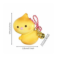 Gourd-Shaped Hanging Figurine Playful Desk Hanging Ornament Twisted Cord