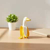 Banana Duck Figurine Decorative Banana Duck Sculpture Freestanding