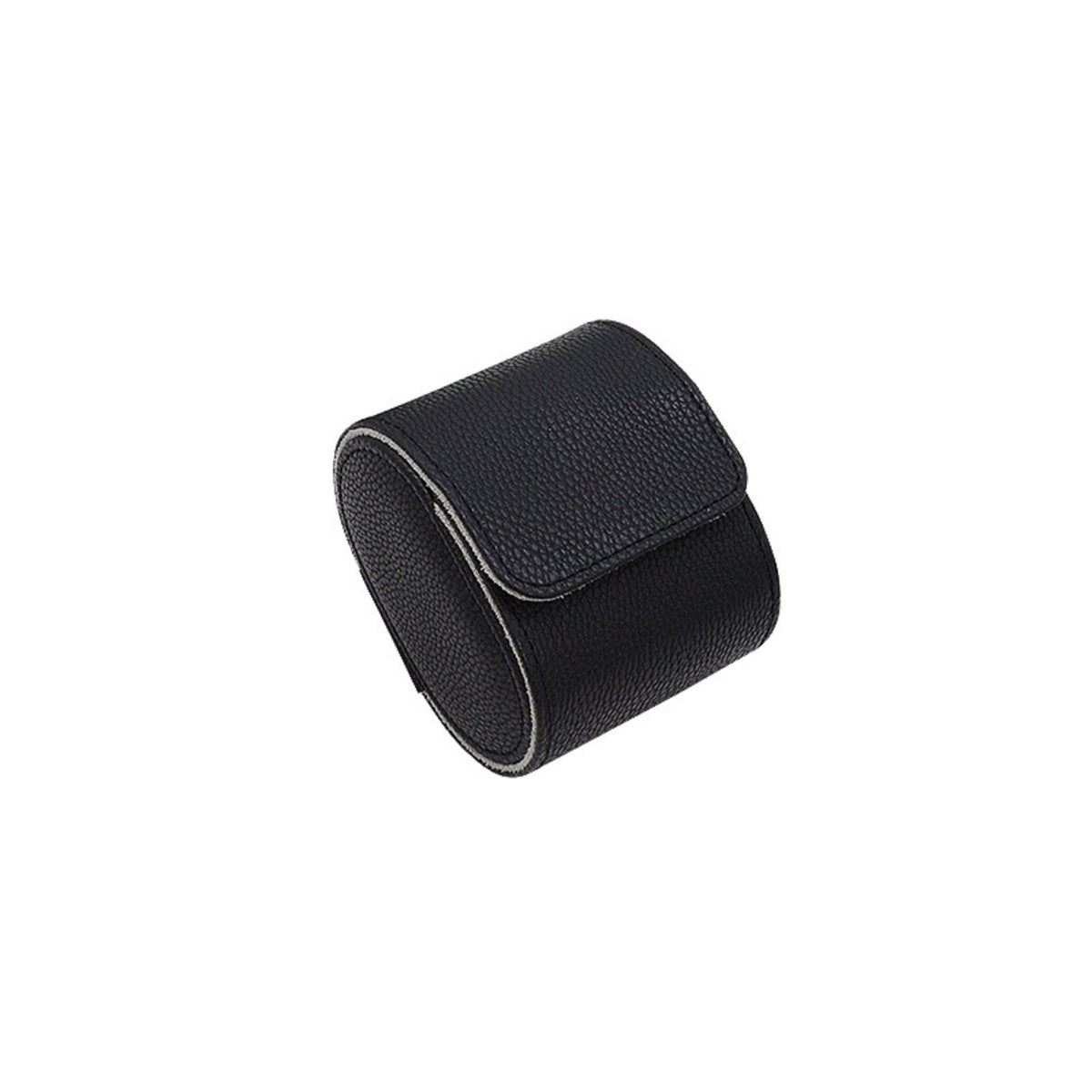 PU Leather Watch Roll Lightweight Single Watch Storage Box Individual Accessory Organizer Luxurious Lined Removable Pillow