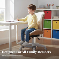 Adjustable Rolling kids' Chair Ergonomic Design children's Furniture Universal Casters Breathable Mesh Spine Support