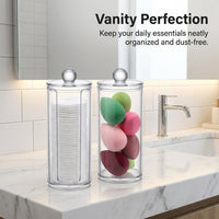 Makeup Sponge Holder Case, Beauty Sponge Organizer, Cosmetic Sponge Holder, Makeup Application Sponge Holder, Vanity Organizer Box, Makeup Egg Storage