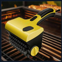 Electric Grill Brush Handheld Electric BBQ Scrubber Interchangeable Heads