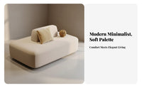Double-Sided Archedd Settee Creative Design Upholstered Reception Bench Modern Visual themeEfficient for Business Owners