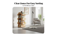360 Degree Rotation Revolving Bookcase Space-Saving Revolving Book Shelf Quiet and Effortless Rotate children's Furniture Large Capacity for Children, Toddlers, Parents, Playroom, Nursery, Kindergarten, Classroom
