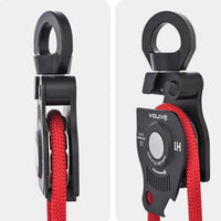 Aluminum Rope Pulley 25kN Pulley with Side Plates Hardware for Climbers, Salvage Teams Teams, Work at Height