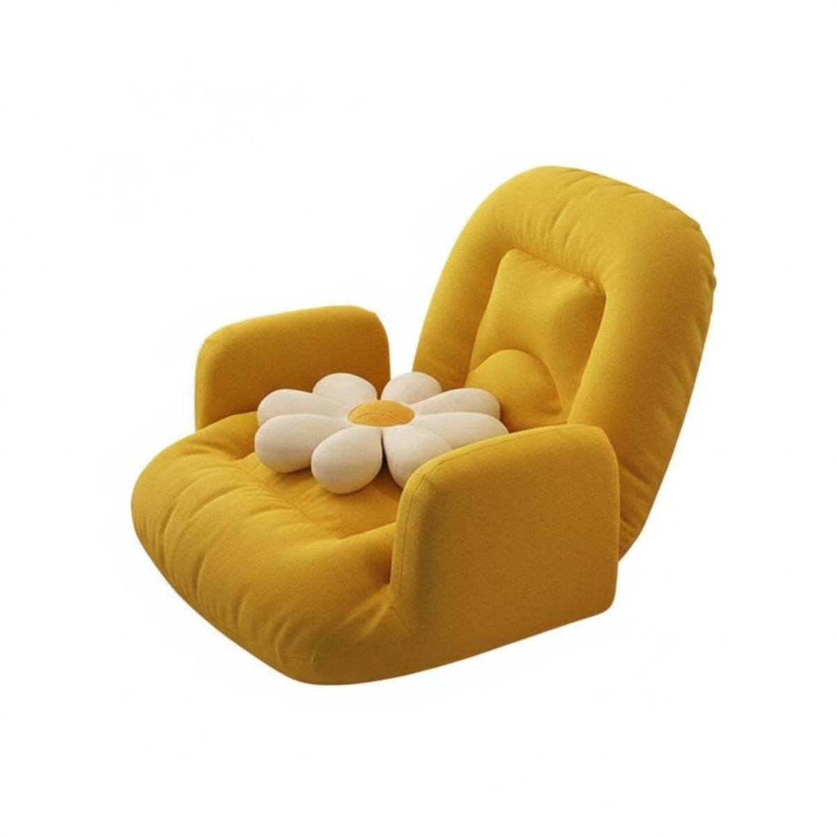 Adjustable Backrest Lounger Multi-Position Lazy Sofa Space-Saving Foldable for Students, Teens, perusing