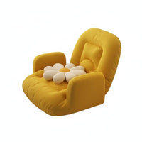 Adjustable Backrest Lounger Multi-Position Lazy Sofa Space-Saving Foldable for Students, Teens, perusing