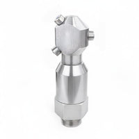 Stainless Steel Rotary Cleaning Nozzle 3 Water Outlets Stainless Steel Spray Head Easy to Install for Factory