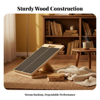 Non-Slip Surface Adjustable calf Stretcher sturdy Construction Adjustable Slant Board High Weight Capacity Fitness apparatus Portable Design for bodily rehabilitation Patients, Athletes, Beginners, Home Gym, Mobility Training, Squats, Office