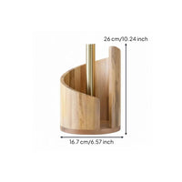 Tabletop Tissue Holder Natural Wood Wooden Tissue Holder Upright