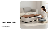 TV Stand and Coffee Table Set Construction Media Console and Center Table Set Scratch-Resistant Modern Entertainment Furniture
