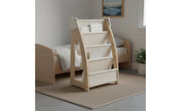 Kids Bookshelf Cabinet Wood Wooden Kids Bookshelf Book Display Organizer Young Child Bookcase for Little Ones, Playroom