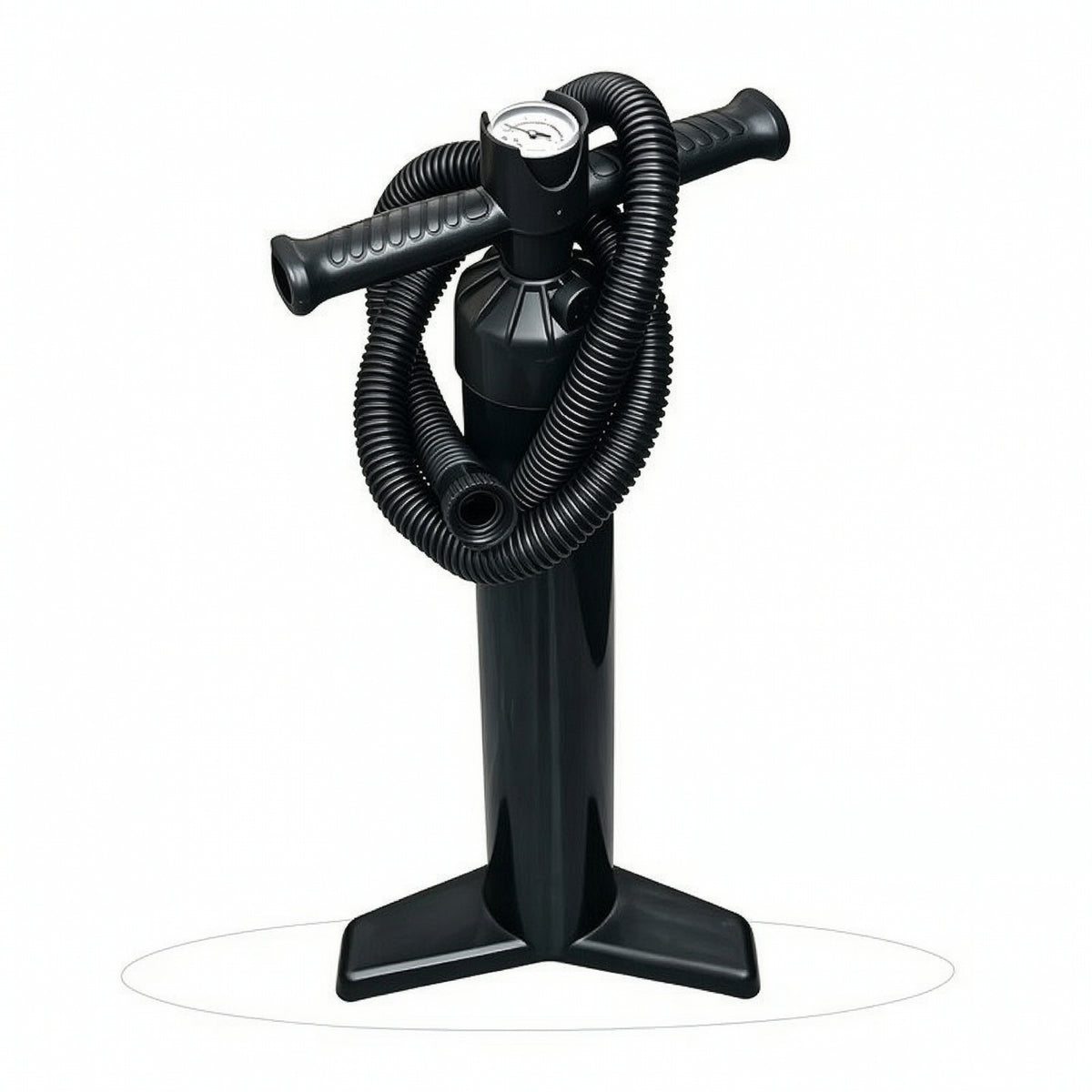 Portable Paddleboard Pump Manual Pump with Pressure Gauge Inflatable Upright for Paddleboarding
