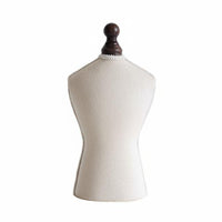 Necklace Display Bust Velvet-Covered Jewelry Bust Stand Sturdy Necklace Display Holder for Boutique
