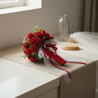Bridal Hand Floral Arrangement Romantic White Floral Wedding Floral Arrangement