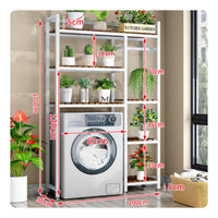 Over-the-Washer Storage Rack Heavy-Duty over Washer Storage Rack High Load Capacity Multi-Tier Plant Stand for Balcony, Washroom