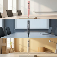 Rechargeable Presentation Controller with Telescopic Pointer Slim Presentation Pen with Laser Indicator Plug and Play Laser Pointer Controller Compact for Teachers, Classroom, Lecture
