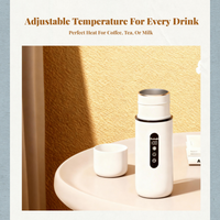 Portable car kettle, temp control