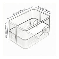 Automatic Aquarium Aquatic Feeder Transparent Aquatic Food Container 200 Ml