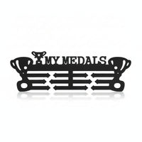 Wall Medal Hanger Black Medal Display Hanger Sturdy for Gym