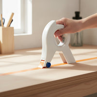 Handheld Tape Applicator with Cutter Exact Masking Tape Tool One-Handed Straight Line Taping Tool Portable for Painters, DIYers, Painting Prep, Home Renovation
