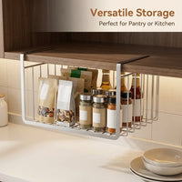 Cabinet Kitchen Towel Rack and Hanging for Homeowners, 304 Stainless Steel Under Dishcloth Holder, No-Drill Versatile Metal Rag